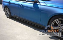 Накладки на пороги BMW 3 в стиле M-Perfomance-0