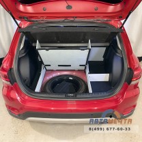 Органайзер (фальшпол) в багажник для Kia Rio X и X-Line с подъемным механизмом без усиленного пола-11