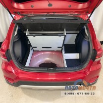 Органайзер (фальшпол) в багажник для Kia Rio X и X-Line с подъемным механизмом без усиленного пола-13