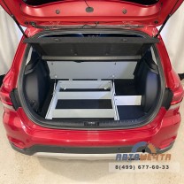 Органайзер (фальшпол) в багажник для Kia Rio X и X-Line с подъемным механизмом без усиленного пола-6