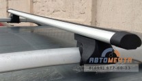 Поперечины на рейлинги АЭРО для УАЗ Патриот (автобагажник универсальный 140 см) 2 шт-0