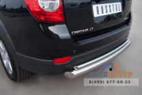 Защита заднего бампера Chevrolet Captiva 2012-3