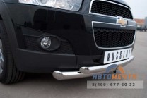 Защита переднего бампера на Chevrolet Captiva 2012-0