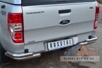 Защита заднего бампера на Ford Ranger 2012-2