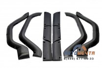 Комплект молдингов Широкие (10 элементов АБС арки, двери, порог) для УАЗ 469 / Хантер-0