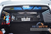Комплект защитных решеток в багажное отделение УАЗ Патриот (металл, окна 2 шт, полка, перегородка)-0