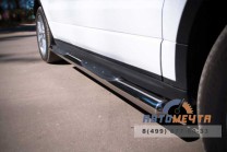 Пороги труба на Range Rover Evoque Dynamic-1