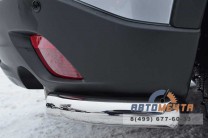 Защита бампера задняя на Mazda CX-5 2011--3
