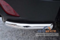 Защита заднего бампера на Mazda CX-5 2011-, нерж-1