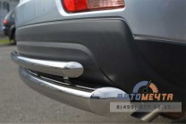 Защита заднего бампера на Mitsubishi Outlander 12г-1