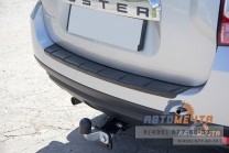 Накладка на задний бампер (ABS) Рено Дастер 2012-2020 / Nissan Terrano 2014--0