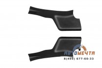 Накладки на ковролин задние (2 шт ABS) Рено Дастер 2021--0