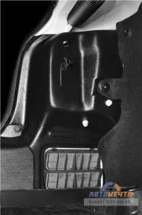 Внутренняя облицовка задних фонарей (АБС 2 шт) Рено Логан с 2014-4