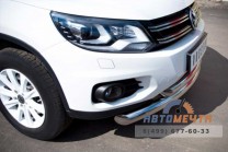 Защита переднего бампера для Volkswagen Tiguan-1