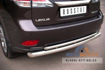 Защита заднего бампера для Lexus RX в наличии-2