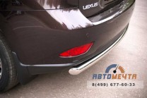 Защита заднего бампера на Lexus RX 270/350/450h-0