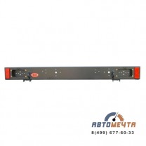 Задний силовой бампер УАЗ Хантер (Трофи без площадки лебедки, под калитки, Стандарт или Лифт +65)-0
