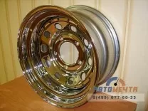 Диск УАЗ стальной хромированный 5x139,7 8xR15