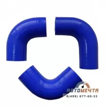 Комплект силиконовых патрубков радиатора УАЗ 452 Буханка дв. 417 (90 л. с.),(3 шт.)