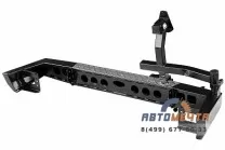 Бампер РИФ задний УАЗ Патриот 2015+ c фонарями и калиткой 