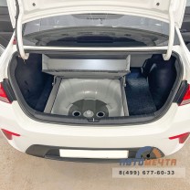Органайзер (фальшпол) в багажник для Kia Rio 4 (2017-) с подъемным механизмом-9