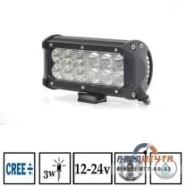 Балка светодиодная 2-рядная 36W 12 диодов комбинированного света 17 см Балка светодиодная 2-рядная 36W 12 диодов комбинированного света 17 см