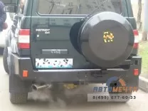 Бампер задний РИФ УАЗ Патриот с фарк и калиткой лифт