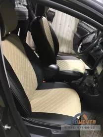 Чехлы на сидения из экокожи в ассортименте со Строчкой Ромб Рено Дастер / Ниссан Террано Чехлы на сидения из экокожи в ассортименте со Строчкой Ромб Рено Дастер / Ниссан Террано