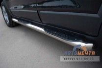 Пороги труба для Chevrolet Captiva 2012-0