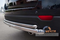 Защита заднего бампера для Chevrolet Captiva 2012-4