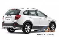 Защита заднего бампера на Chevrolet Captiva 2013-