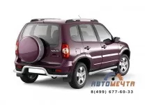 Защита заднего бампера на CHEVROLET NIVA 2009-