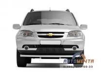 Защита переднего бампера одинарная 63 мм для CHEVROLET NIVA 2009- 