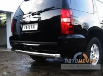 Защита заднего бампера на Chevrolet Tahoe 2008-2010
