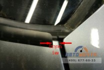 Дефлектор лобового стекла Лада Веста SW CROSS с 2017 по н.в. (2 шт) -2