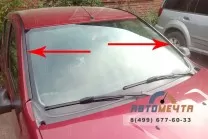 Дефлектор лобового стекла Рено Сандеро (2 шт)