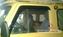 Дефлекторы на двери УАЗ Буханка (самокл. к-кт 2шт)