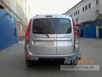 Диффузор заднего бампера Лада Ларгус (ABS - Черная шагрень)