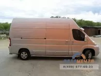 Пороги для FIAT Ducato, нерж.