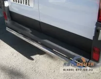 Защита заднего бампера на FIAT Ducato