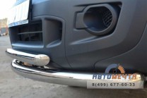 Защита бампера передняя на Ford Ranger 2012, нерж-4