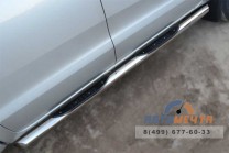 Пороги труба из нерж стали для Ford Ranger 2012-3