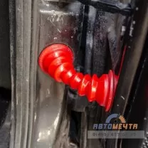 Чехол защитный (гофра) электропроводки передней двери УАЗ Патриот (1 шт Полиуретан Оранж)