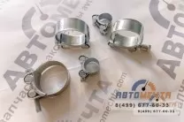 Хомуты силовые патрубков на РАСШИРИТЕЛЬНЫЙ БАЧОК УАЗ ПАТРИОТ дв 409