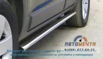 Пороги труба для Honda CR-V 2010-2012 нержавейка