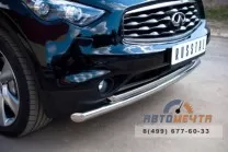 Защита переднего бампера для Infinity FX37