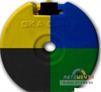 Канистра круглая GKA НЗ в запасное колесо 4 л