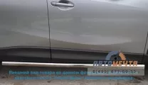 Пороги труба на KIA Sportage 2005-2008