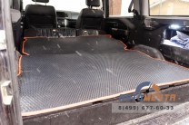 Коврик EVA Люкс для УАЗ Патриот на органайзер с заходом на разложенные сидения (+17см) -1