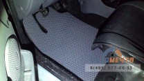 Коврики EVA Люкс Рено Логан комплект салон + багажник-2